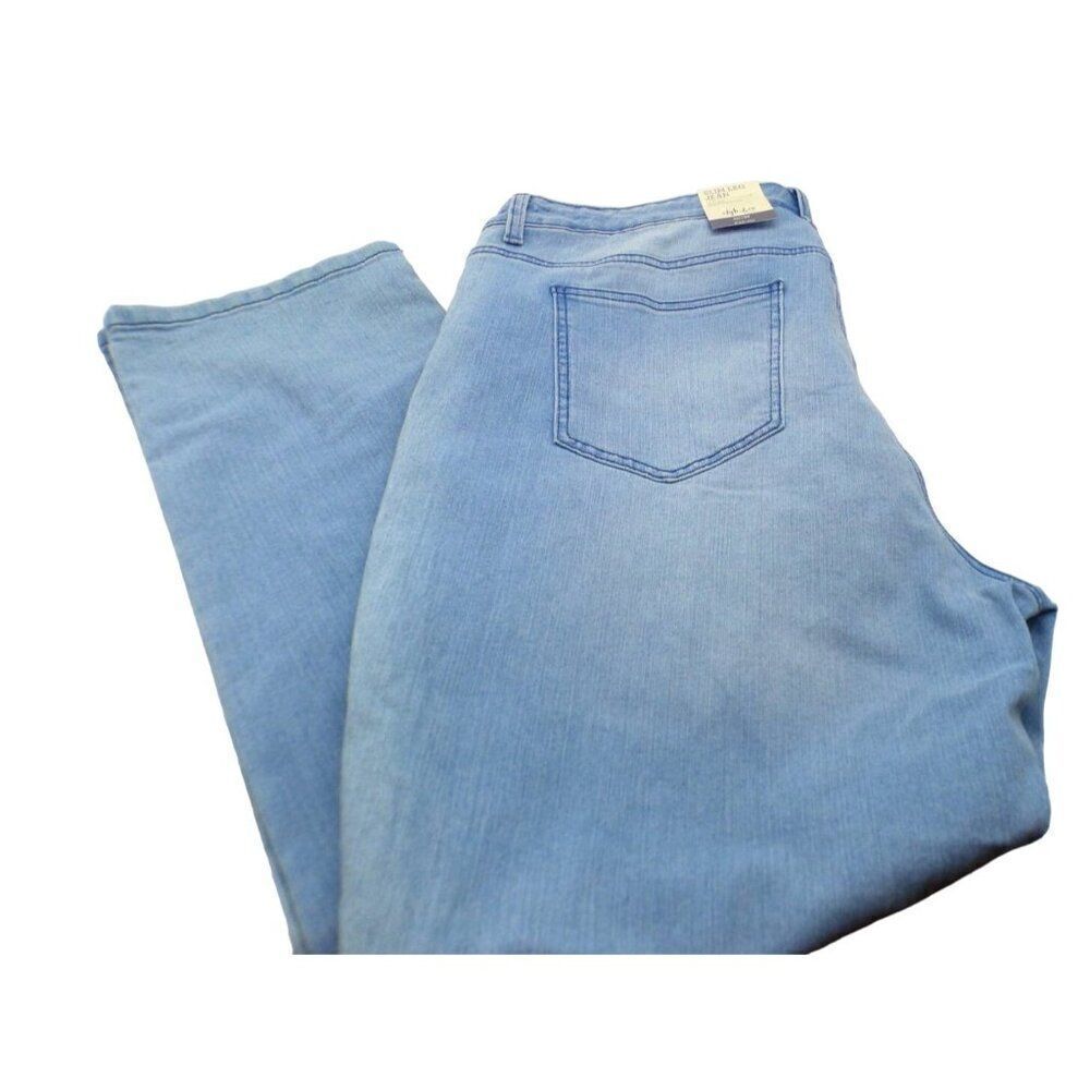 Style & Co Plus Size Mid-Rise Slim-Leg Jeans, Open Desert, Sz. 20W - Picture 13 of 14